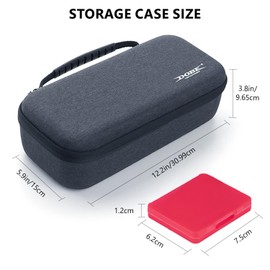 GuileKeys Carrying Case for Switch 2 Console, Travel Bag Portable Sturdy Handle Switch 2 Bag with 20 Game Card Storage Case, Thickened Storage Cover with Large Pockets for Switch Accessories, Black