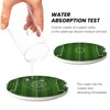 Green Soccer Field Football Car Coasters for Cup Holder, 2