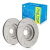 PHILTOP 11.55 inch（293.4 mm） Front Vented Disc Brake Rotors Compatible