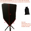 Skyour Black 10"/12"/15" PA DJ Speaker Cover 2pcs Scrim Stretchy