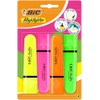 Bic Marking Flat Hyghghter Set of 4 Blister Bright Colours