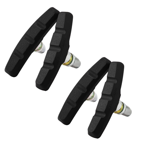 SOMMET 2 pairs V Bike Brake Pads with Hex Nuts
