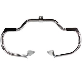 HARLEY DAVIDSON DYNA CHROME MUSTACHE ENGINE GUARD HIGHWAY BAR CRASH BARS STREET BOB FAT BOBS LOW RIDER S WIDE GLIDE SWITCHBACK SUPER GLIDES HD ref 49000077 2006-2017 FXDB FXDWG FXDF FXDL FOOT PEG REST