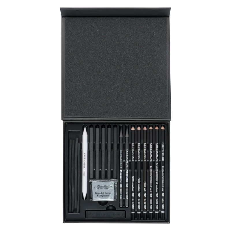 Cretacolor Black Box Drawing 20-Piece Set