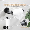 Fapully Luxury European Style Four-Piece Set Wall Mounted Black Bathroom