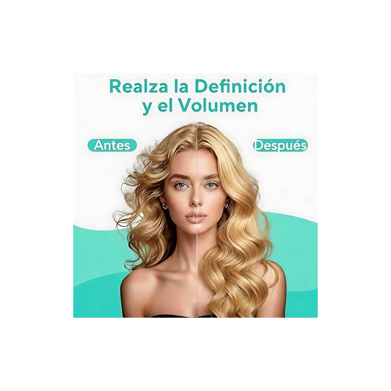 Cepillo para cabello rizado para mujeres,Curly hair brush (Morado)