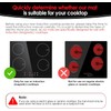 KitchenRaku 20.4 x 30.7 inch Large Induction Cooktop Protector Mat,