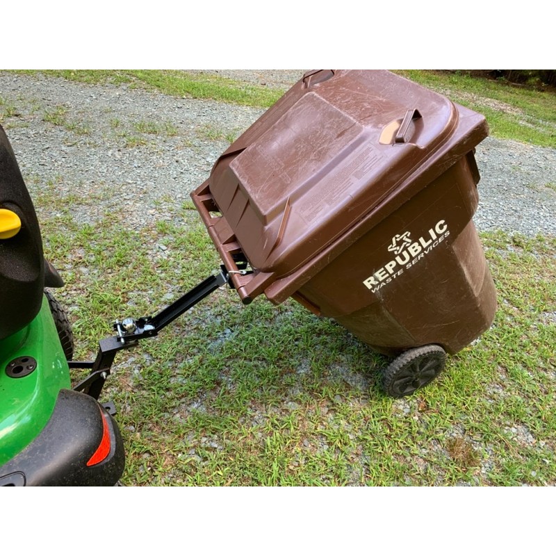 American-Made Garbage Commander UBL Single Can Ball or Bolt Mounted