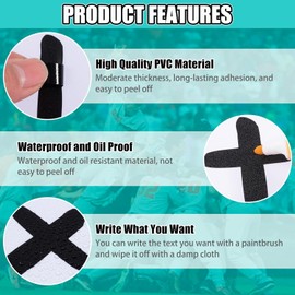 72Pcs Cross Eye Black Stickers, Long Lasting Eye Black Stickers for Christian Athletes in Football, Baseball, Basketball