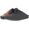 FitFlop Chrissie Pom-Pom Slippers Pewter Grey 7 M (B)