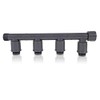 PVC screw connection, distributor Rain Bird 4-way distributor, 1 inch
