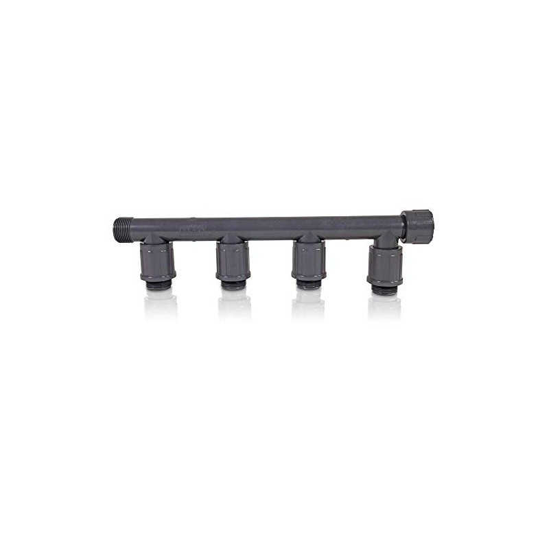 PVC screw connection, distributor Rain Bird 4-way distributor, 1 inch