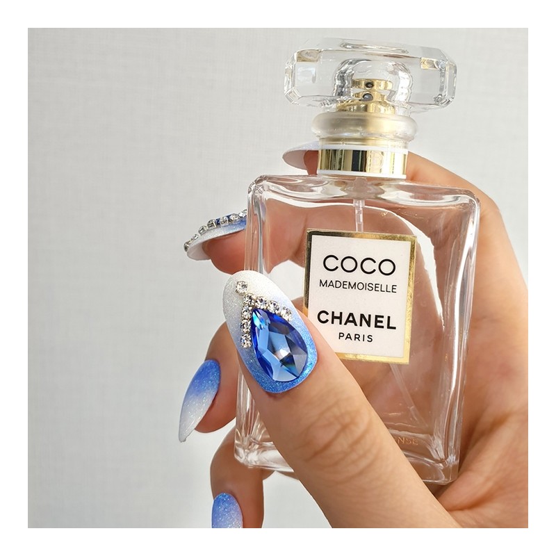 Mermaid Stone Handmade Nail Tip - Oval / 머메이드 스톤