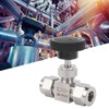 304 Stainless Steel Valve 2‑Way High Pressure Needle Flow Control