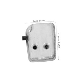 BESPORTBLE Motorcycle Lawnmower Stainless Steel Go Kart Atv Small Engine Replacement for Atvs Zinc Alloy Silver