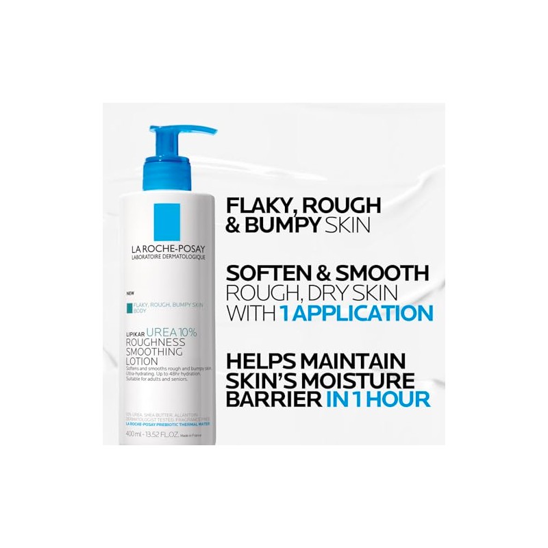La Roche-Posay Loción Lipikar Urea 10% Hidrata y repone los