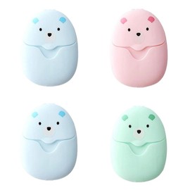 FDCGAS Paper Soap Sheets - Pack of 200 Portable Soap Sheets Disposable Travel Portable Paper Mini Travel Portable Paper Soap Outdoor Paper Soap Sheets for Travel