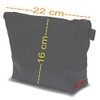 Leon By Bers Cosmetic Make-Up Bag, Toiletry Bag, Cotton Makeup