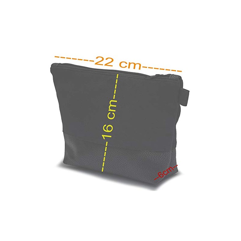 Leon By Bers Cosmetic Make-Up Bag, Toiletry Bag, Cotton Makeup
