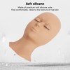 Lash Mannequin Head Soft Silicone Replaced Eyelids Mannequin Head for