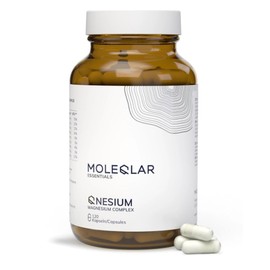 MoleQlar Magnesium Komplex 120 Kapseln - 7-fach Kombination an Magnesium Verbindungen - 250mg elementares Mg pro Portion - hoch bioverfügbar dank Vitamin B6 - vegan & glutenfrei