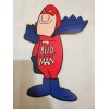 Budweiser 1970'S Budweiser Bud Man w/ Cape Sticker, Guitar Decal,