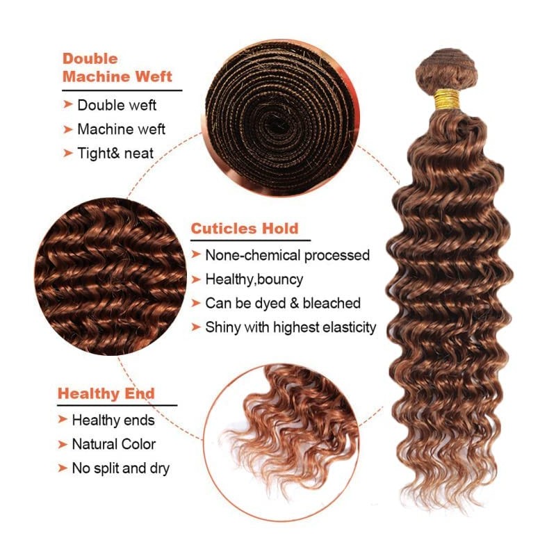 UK KS J #30 Deep Wave Bundles 30 32 34