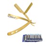 CESFONJER Men's Shaving Razor, Folding Razor, Barber Razor Hair Skin,