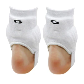 Ankle guards (1 par de almohadillas protectoras de doble cara para fútbol (color blanco)