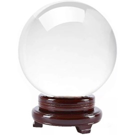 130mm Clear CrystalBall – K9 Glass Photography Lensball, Meditation Orb & Home D