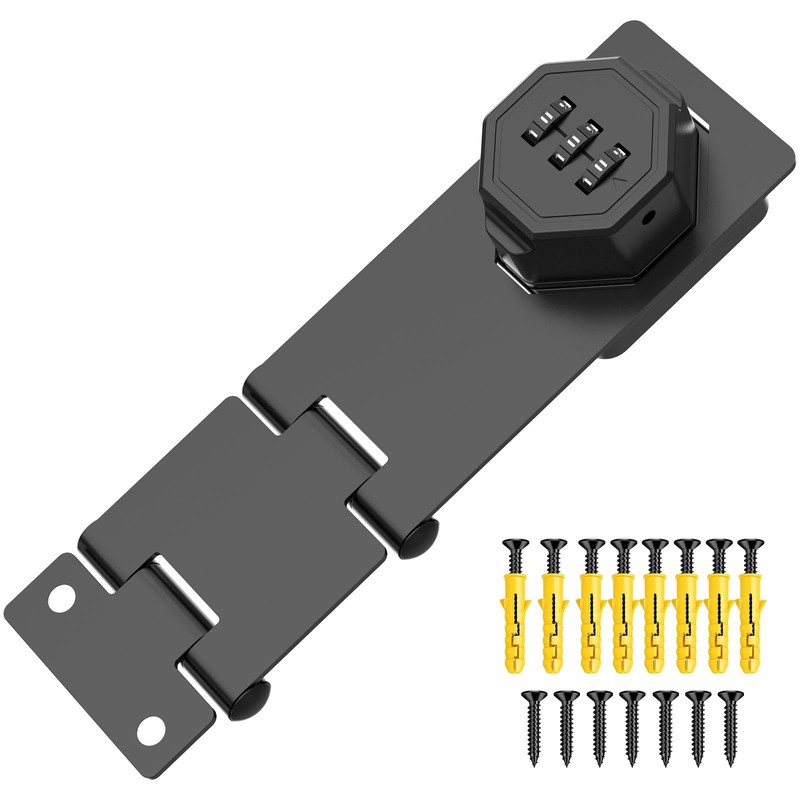 YogePote 90 Degree Cabinet Locks with Combination, Mechanical Folding Door