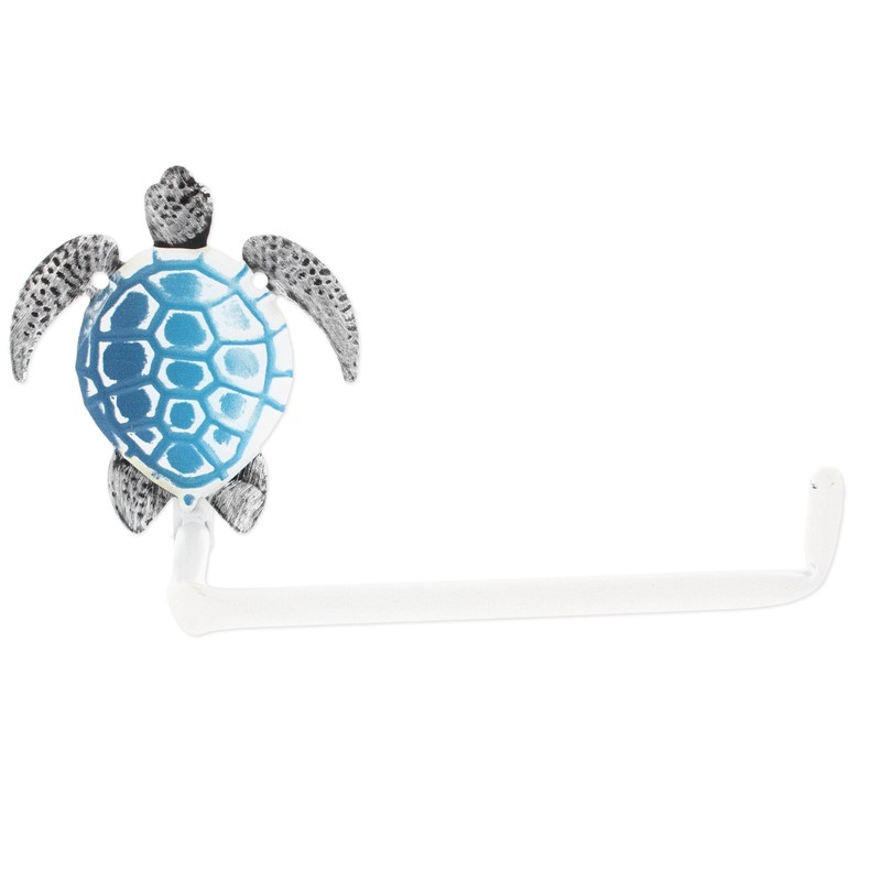 The Bridge Collection Sea Turtle Toilet Paper Holder - Nautical