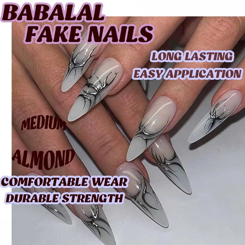 BABALAL Fake Nails BBCRJ3040