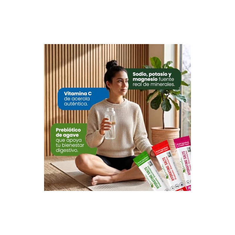 Kevala Electrolitos Sin Azúcar | Vitamina C y Prebióticos |