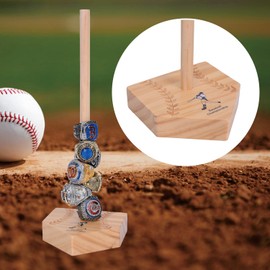 VEHONG Wooden Champion Ring Stand, Ring Storage Stand, Ring Display Stand, Championship Honor Collection Stand, for Sports Enthusiasts