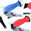 BDSHUNBF 2Pcs Ice Scraper Mitten for Windscreen,Ice Scraper with Glove,