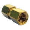LASCO 17-6751 1/4-Inch Female Flare by 1/4-Inch Compression Brass Adapter