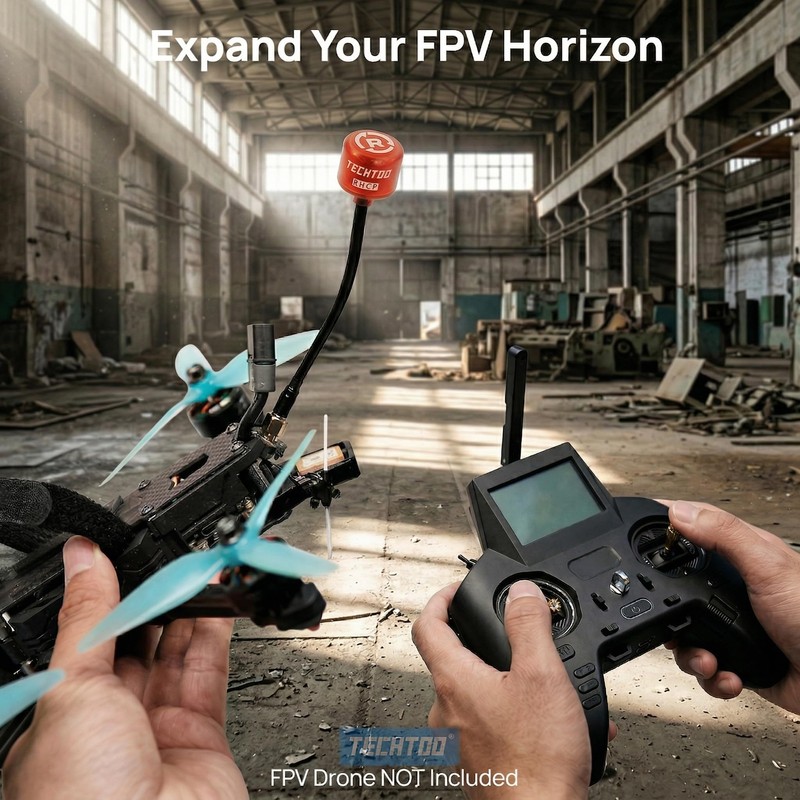 TECHTOO FPV Antenna Racing Drone Antenna 5.8G 2.3dBi Super Mini