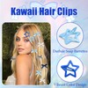 STGDAK 36 Pcs Star Hair Clips Non Slip Bow Hair