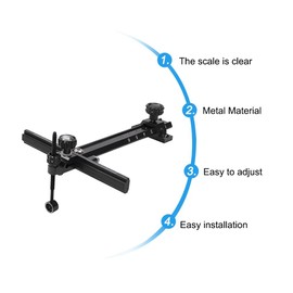 Archery Recurve Bow Target Sight, 6" T-Shape Recurve Bow Sight Fine-Tuning for Left and Right Hand