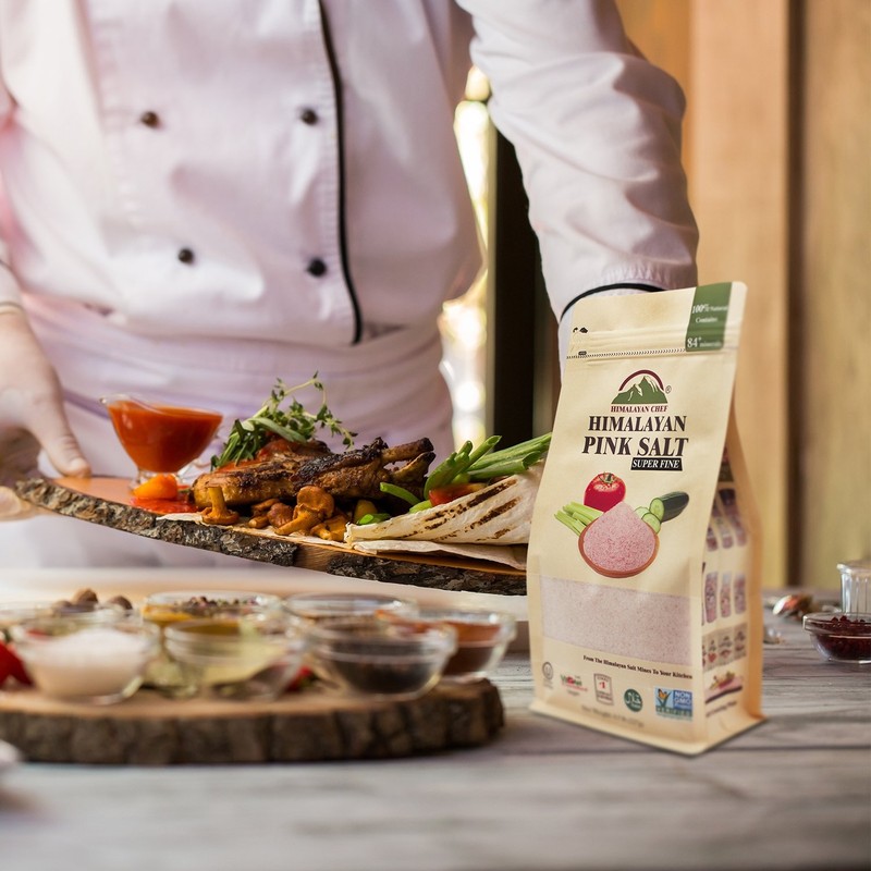 Himalayan Chef Pink Salt Fine Grain, 8 oz