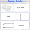 LIQWEI 200Pcs U Pins for Crafts, Floral Pins, Pin for