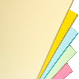 Hawksbill Paper 160GSM Multi-Purpose Pastel Rainbow Coloured Card – 50 Pack of Thick, Premium, Bright Printer A4 Card Paper – Copier Paper for Home, Office & Stationery Use
