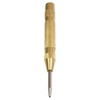 HTS 102A9 5" Brass Automatic Center Punch With Hardened Steel