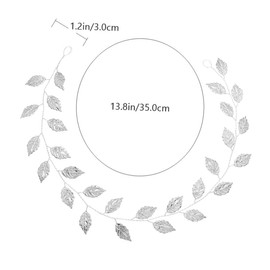 Mikinona Elegant Wedding Headdress Bridal Veil Headpiece Lightweight and Delicate for Prom Formal Night Daily Use