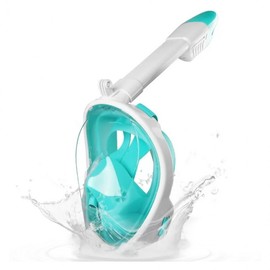 2nd Generation Full Face Snorkeling Mask Snorkeling Mask Blue/L-XL (Men's)