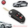 KaTur 1Pcs 4 Buttons 433Mhz Remote Control Car Key Shell