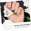 BIUDECO Moon Nail Sticker Set 10 Sheets Nail Stickers for