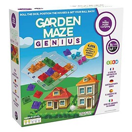 The Happy Puzzle Company Garden Maze Genius Board Game - Thousands of Puzzles and Always a Solution- Kids Games for Improved Spatial Awareness & Visual Perception - ages 5 to 10