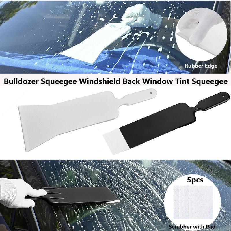 EHDIS Window Tint Kit Vinyl Wrap Tool with Bulldozer Squeegee,Windshield